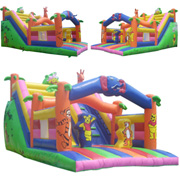 big inflatable slide